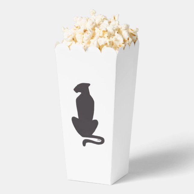 Cajas blancas de palomitas de maíz de silueta de g (apareció)