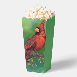 Cajas cardinales de palomitas
