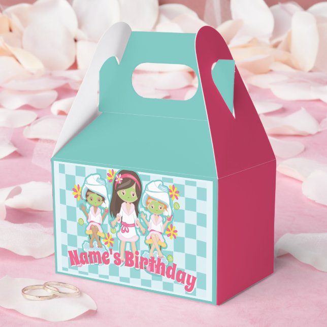 Cajas con Cumbrera Temáticas de Spa (Boda)