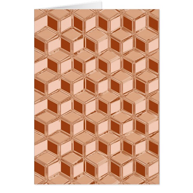 Cajas cromadas 3d - de color cobre (Frente)