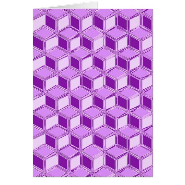 Cajas cromadas 3d - violeta violeta (Frente)