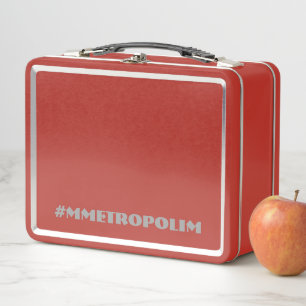 Cajas de almuerzo metalizado para el micropolim bY