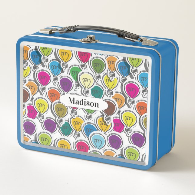 Cajas de almuerzo personalizadas del patrón de luz (Anverso)