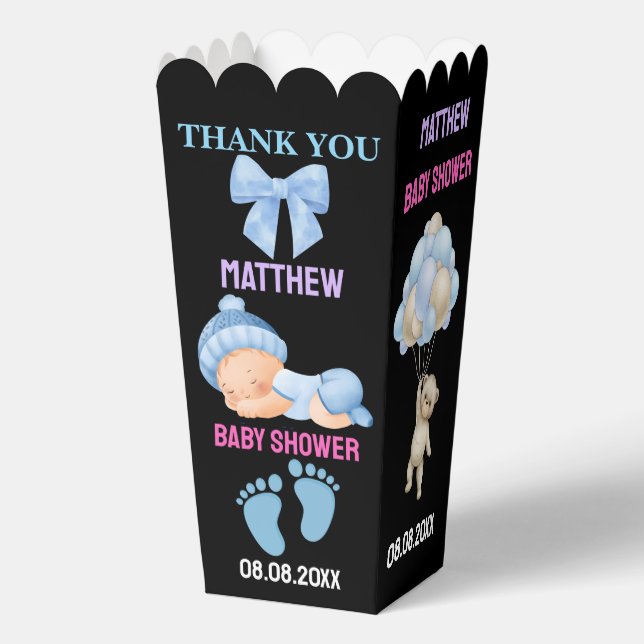Cajas de Baby Shower personalizadas y personalizad (Anverso)