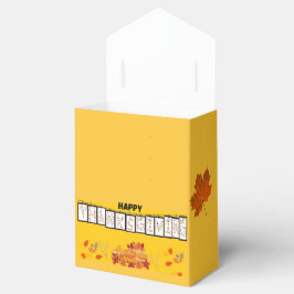 Cajas de carpas de Acción de Gracias Amarillo KC