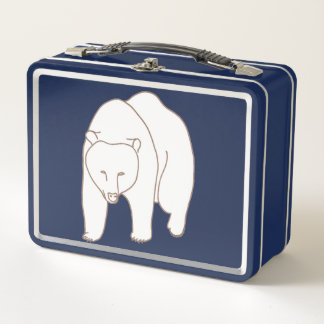 Cajas de Comida Dibujo de Oso Blanco