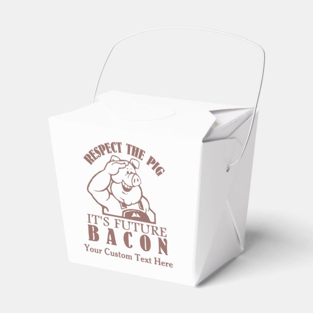 Cajas de extracción de personalizado PIG TO BACON (Front Side)
