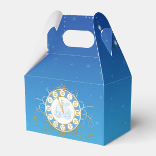 Cajas de Favor Azul Casi Medianoche de Cenicienta