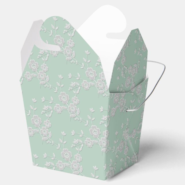CAJAS DE FAVOR blanco-SEAFOAM-1 estilo FS, sacar (Abierto)