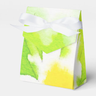 Cajas de Favor con Margarita Blanca sobre Fondo Ve