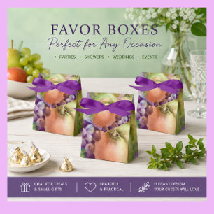 Cajas de Favor de Acuarela de Huerto Estilo Gran