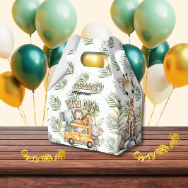 Cajas de favor de animales de safari de cumpleaños