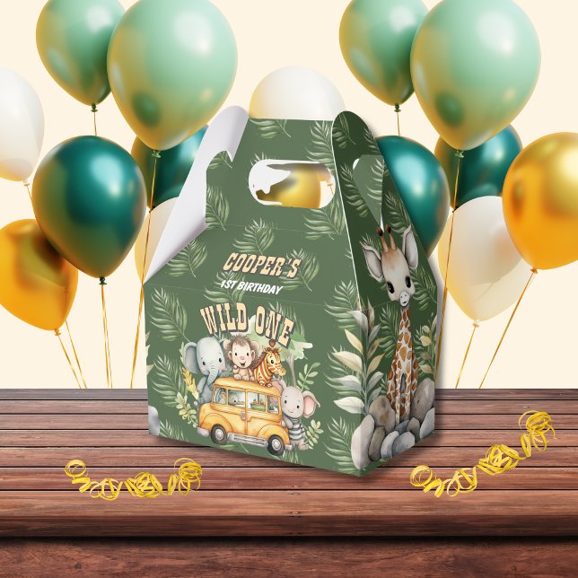 Cajas de favor de animales de safari de cumpleaños (Subido por el creador)