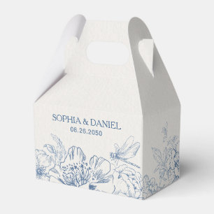 Cajas de Favor de Boda Chinoiserie floral