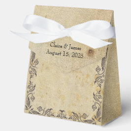 Cajas de Favor de Boda Gótica Romance - Oscuro y E