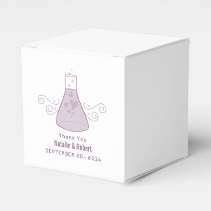 Cajas de Favor de Bodas de Boda de Boda Morada Dul