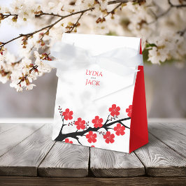 Cajas de Favor de Bodas Temáticas de Flor de Cerez