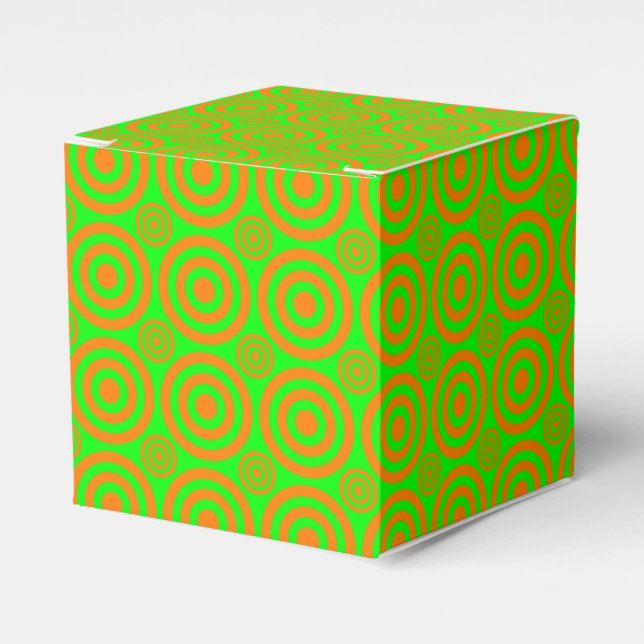 CAJAS DE FAVOR DE Bullseye-NARANJA-NEON-Sq (Costado Anverso)