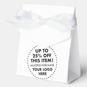 Cajas de Favor de Carpa Personalizadas 25% de Desc