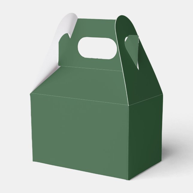 Cajas de Favor de Caza Verde Sólido (Reverso)