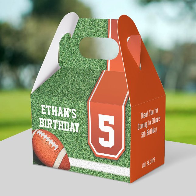 Cajas de Favor de Cumpleaños Tema De Fútbol (Subido por el creador)