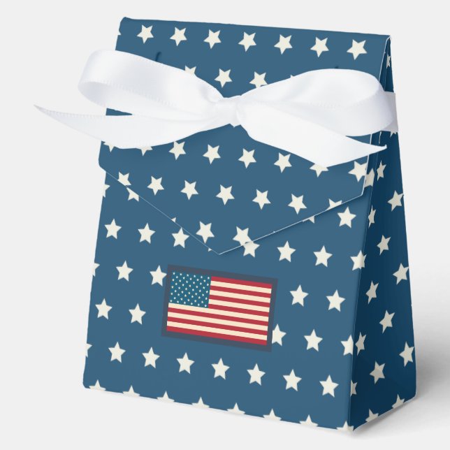 Cajas de Favor de Estrellas Patrióticas (Anverso)