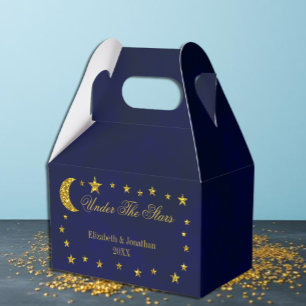 Cajas de Favor de la Boda Celestial Nocturna