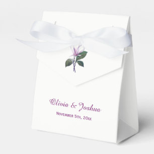 Cajas de Favor de la Boda de Flores de Magnolia