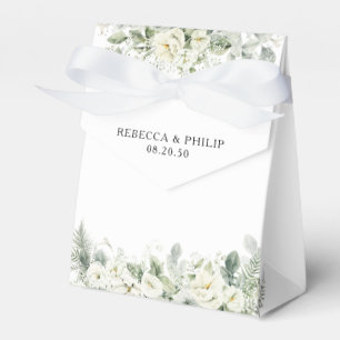 Cajas de Favor de la Boda Verde Dusty Sage