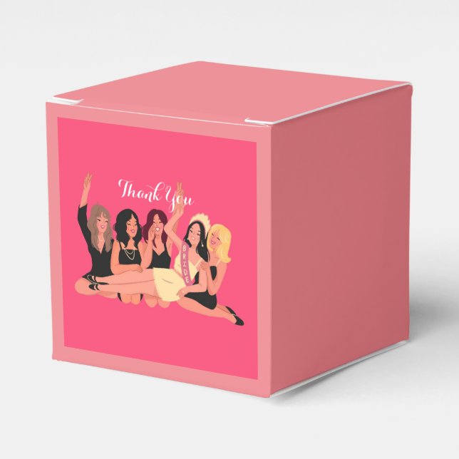 CAJAS DE FAVOR DE LA DUCHA BRIDAL (Costado Anverso)