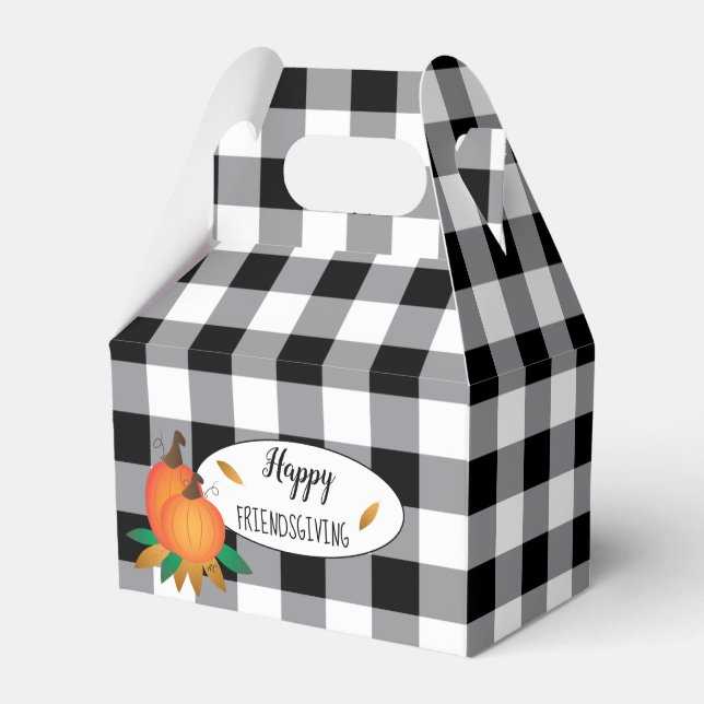 Cajas de Favor de la Feliz Acción de Gracias (Front Side)