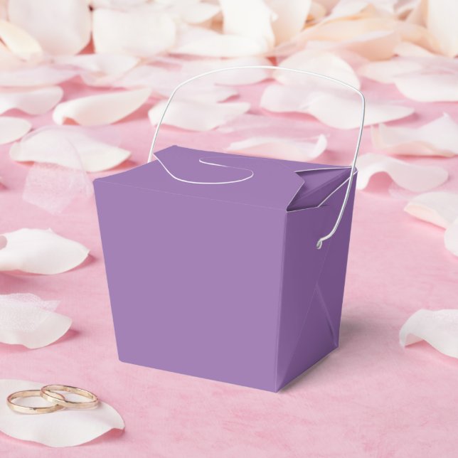 Cajas de Favor de Lavanda Suave Silenciada (Boda)