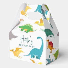 Cajas de favor de partido 🎉 tema de los dinosauri