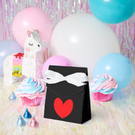 Cajas de Favor de Pastel Negro
