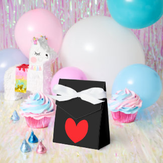 Cajas de Favor de Pastel Negro