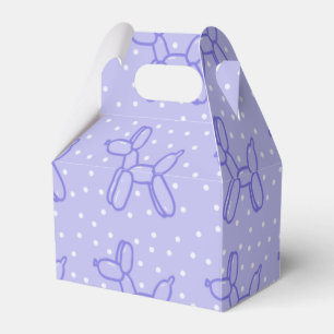 Cajas de Favor de Perro con Globo de Lavanda