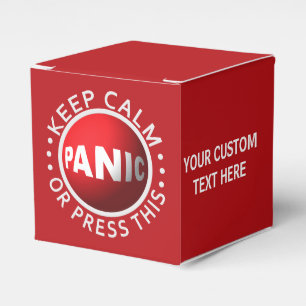 Cajas de favor de personalizado de botón de páni
