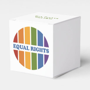 Cajas de favor de personalizado de derechos iguale