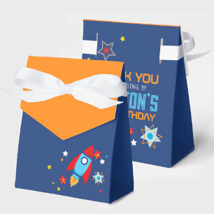 Cajas de Favor de Regalo Naranja y de la Marina de