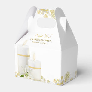 Cajas de Favor de Velas de Lirio