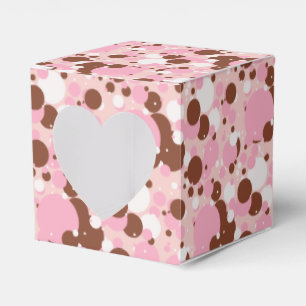 CAJAS DE FAVOR DEL CORAZÓN Lt-Sq 01-rosadas de pun
