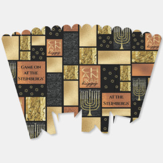 Cajas de Favor del Montaje Dorado Hanukkah