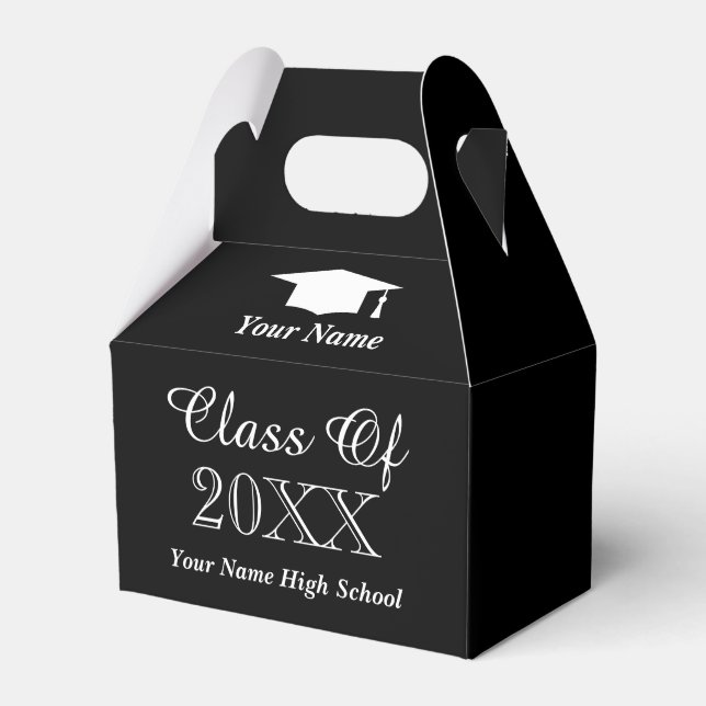Cajas de favor del partido de graduación de clase  (Front Side)