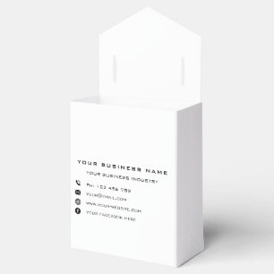 Cajas de Favor Ejemplo de su Negocio de Diseño