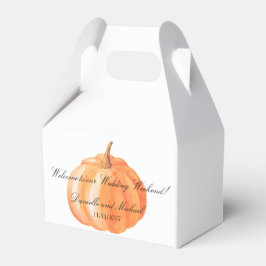Cajas de Favor Gable de Bola de Calabaza de color 