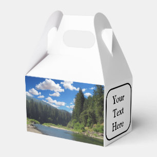 Cajas de Favor Gable Personalizadas Redwoods de Ca