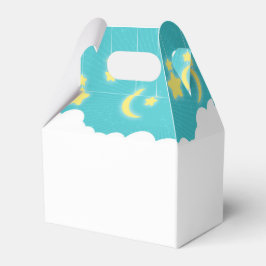 Cajas de Favor para Baby Shower de Estrellas Luna
