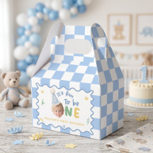 Cajas de Favor para Cumpleaños de Niño de 1 Año Di