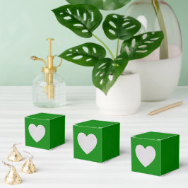 Cajas de Favor Personalizadas Verdes – Estilo Cora