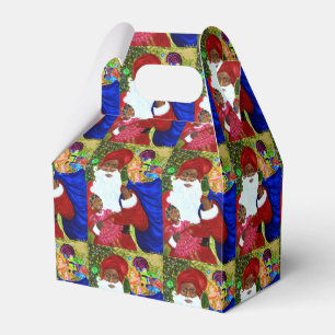 Cajas de Favor - Sacar - Regalos de Papá Noel Negr